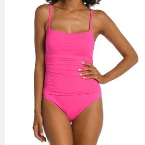 NWT La Blanca Mio Pink One Piece Swimsuit